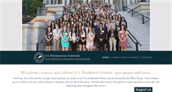 Desktop Screenshot of presidentialscholars.org